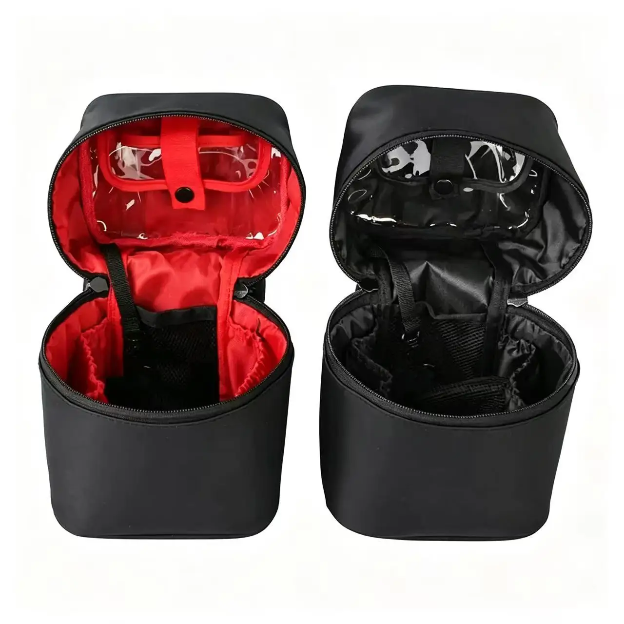 New High-End Portable Hard-Shell Three-Dimensional Hand-Held Makeup Bag, Creative Travel Toiletry Storage Bag, Detachable Nylon Women's Bag