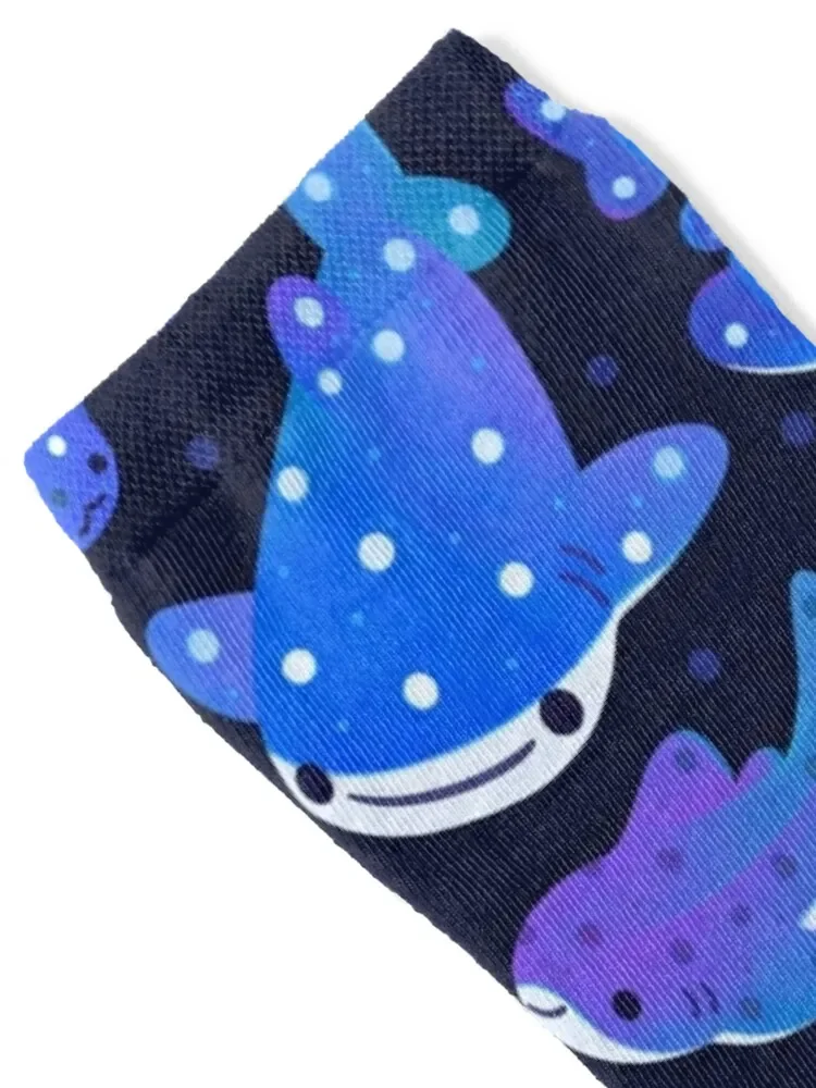 Polka dot shark - dark Socks gift Non-slip Novelties designer brand Men's Socks Women's