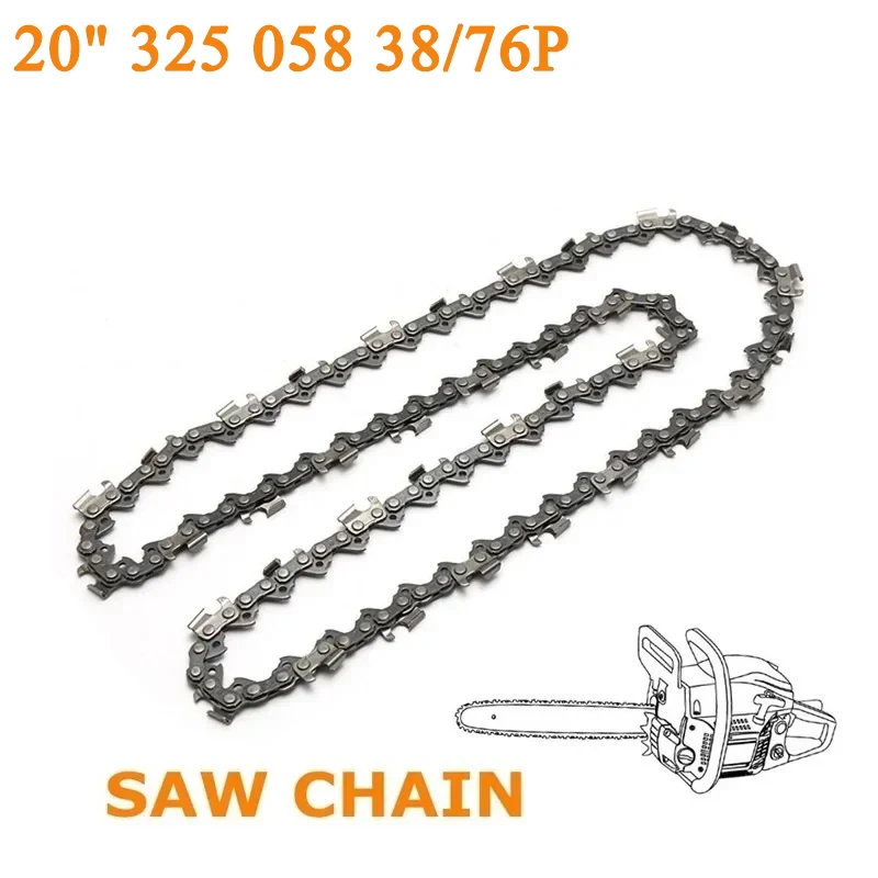 Semi Chisel Chain for Chainsaw 0.325 Pitch Gauge 76 Drive Link is Available