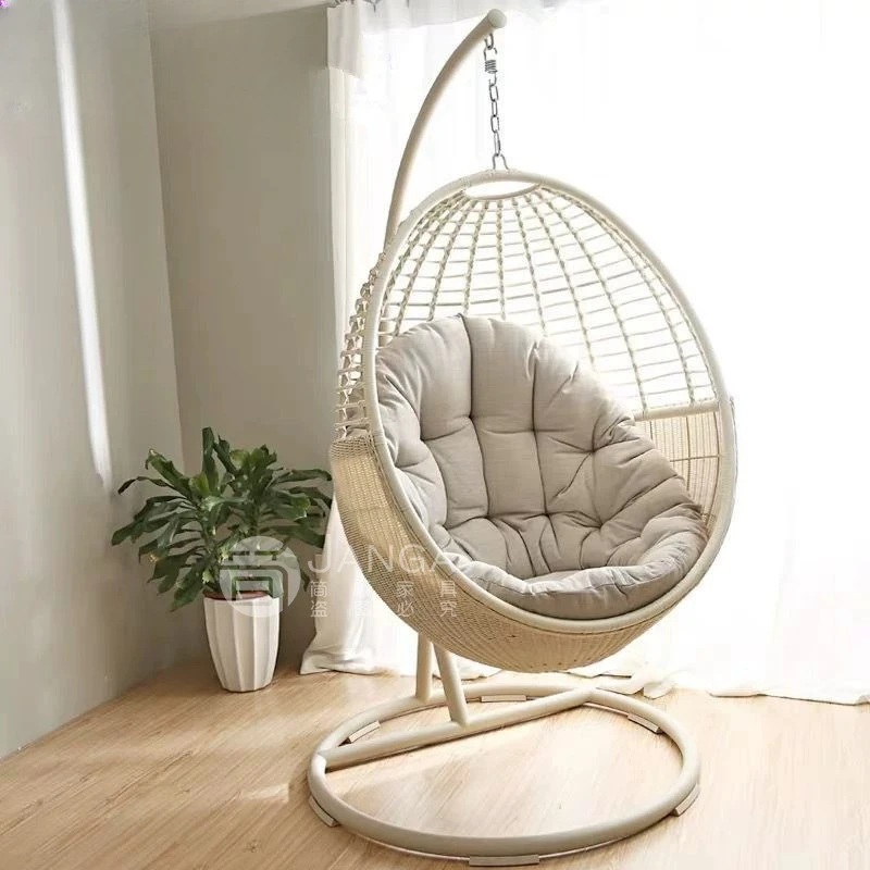 Outdoor courtyard hanging basket villa garden leisure hanging rattan swing balcony floor rocking chair bird's nest hammock furni