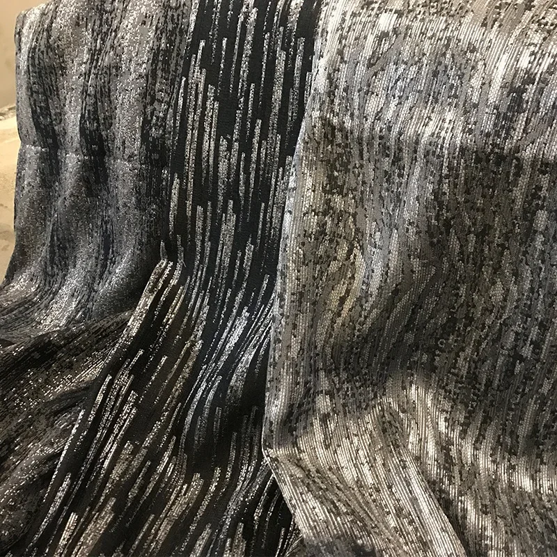 

Modern Fashion Black High Precision Jacquard Luxury Curtains for Living Room Bedroom Dining Blackout Thicken Elegant White Tulle