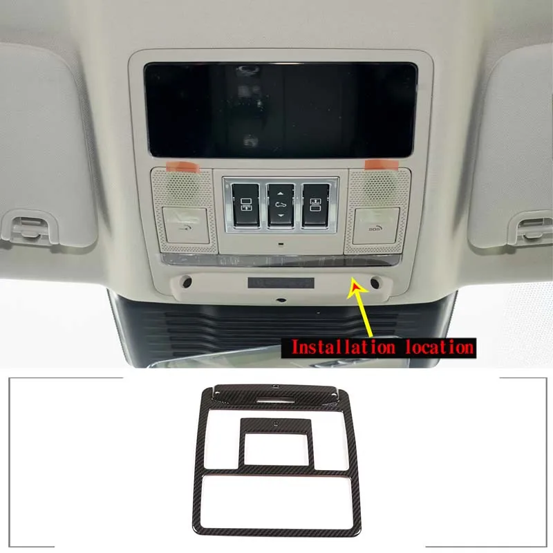 

Car Roof Reading Light Frame Sticker For Land Rover Defender Discovery Sport 5 LR5 Range Rover Evuque For Jaguar XFL 2017-2025