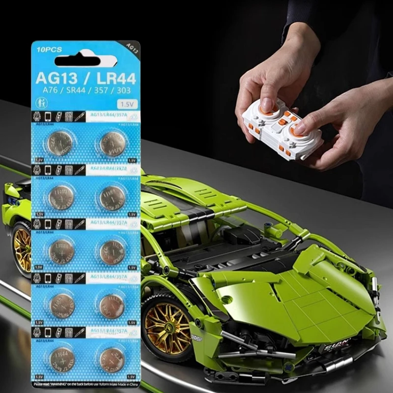 2024 AG13 LR44 A76 357 357A LR1154 SR1154 SR44 1.55V Alkaline Battery For Watch Calculator Car Key Remote Clock Button Coin Cell