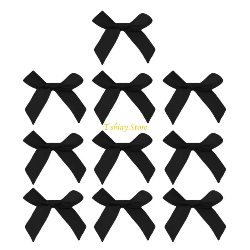 N58F Bowknot Appliques Sewing Craft DIY Kids Girls Headwear Hair Wedding Decoration