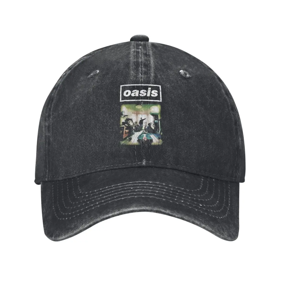 Oasised 90s Music Pop Rock Baseball Cap Vintage Distressed Washed Headwear Men Women Outdoor Activities Gift Hats Cap