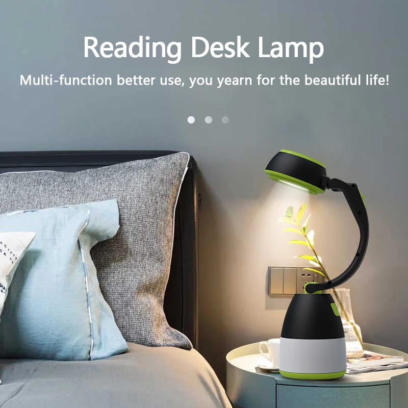 

Multi-function LED USB Rechargeable Camping Light/ Lamp Outdoor Hiking Home 3 in1 Flashlight Table Desk Lamp Power Bank