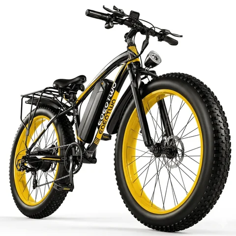 1500W Fat Tire Electric Bike for Adults 26"x4.0 All Terrain Ebike 34MPH Fast Mountain E-Bike 48V Long Range Snow Beach Bicycle