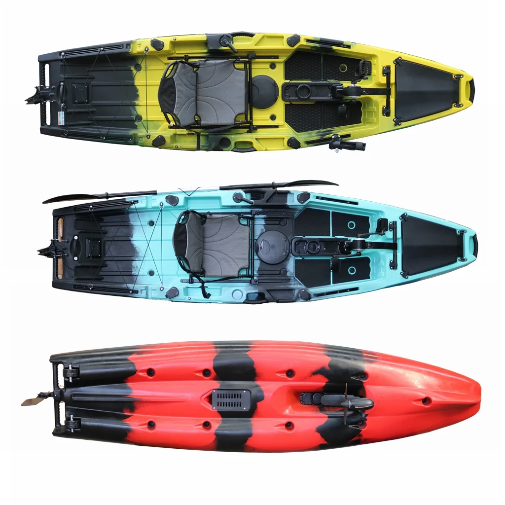 Vicking Kayak da pesca non gonfiabili all'ingrosso Pedale da pesca Kayak a sedile singolo per sport acquatici