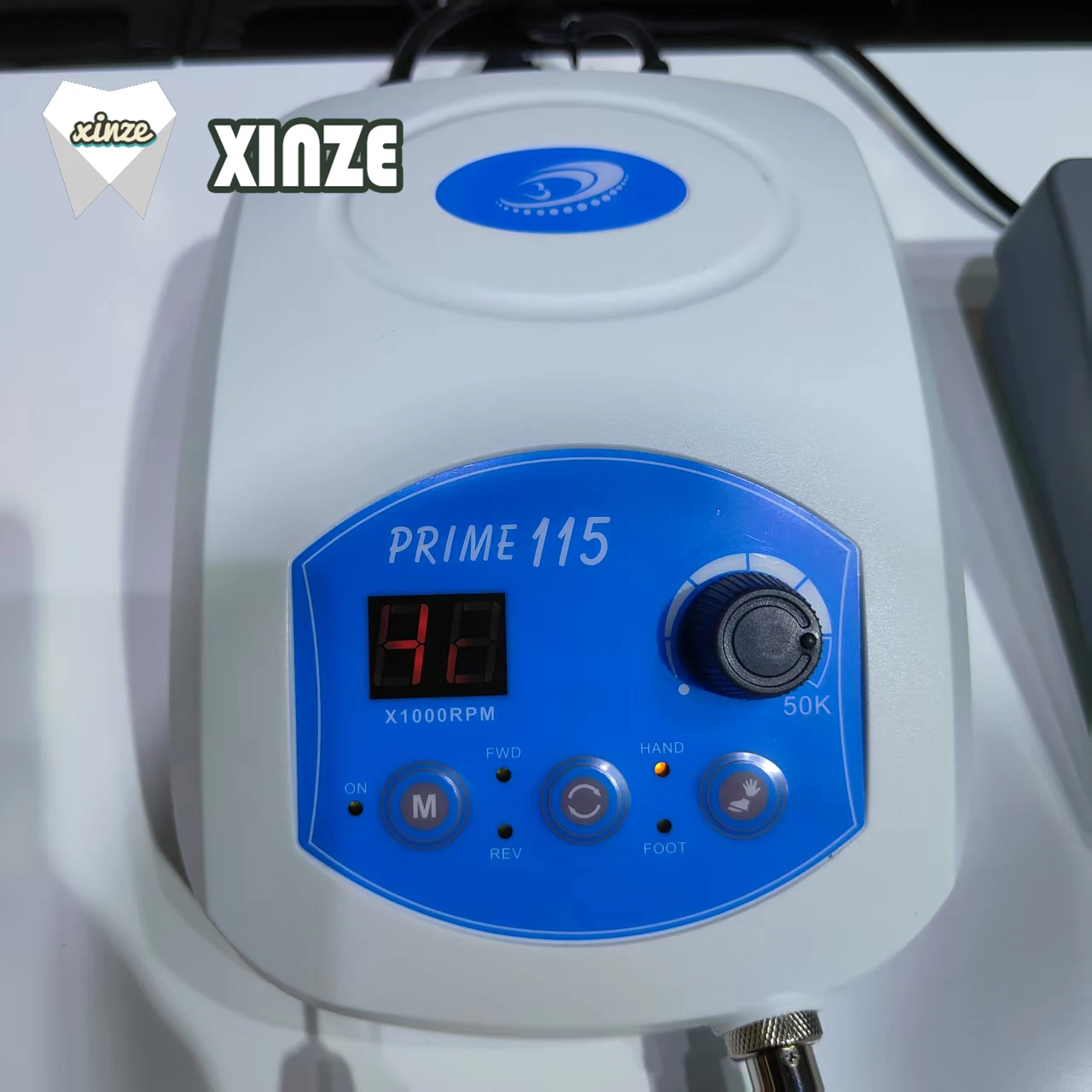 

RHJC PRIME115 Профессиональный малошумный бесщеточный микромотор 50000 об/мин для полировки ювелирных изделий и стоматологии