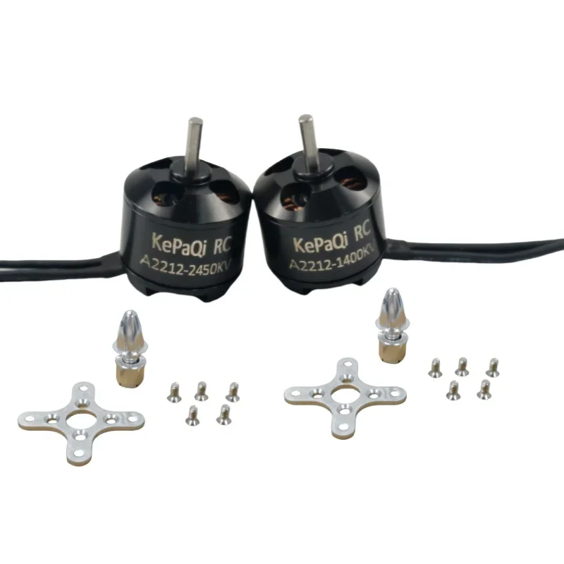 KPQ  A2212 Brushless Motor for Model Aircraft 1400KV 2450KV  Fixed-Wing Drone Vehicle High-Thrust Engine
