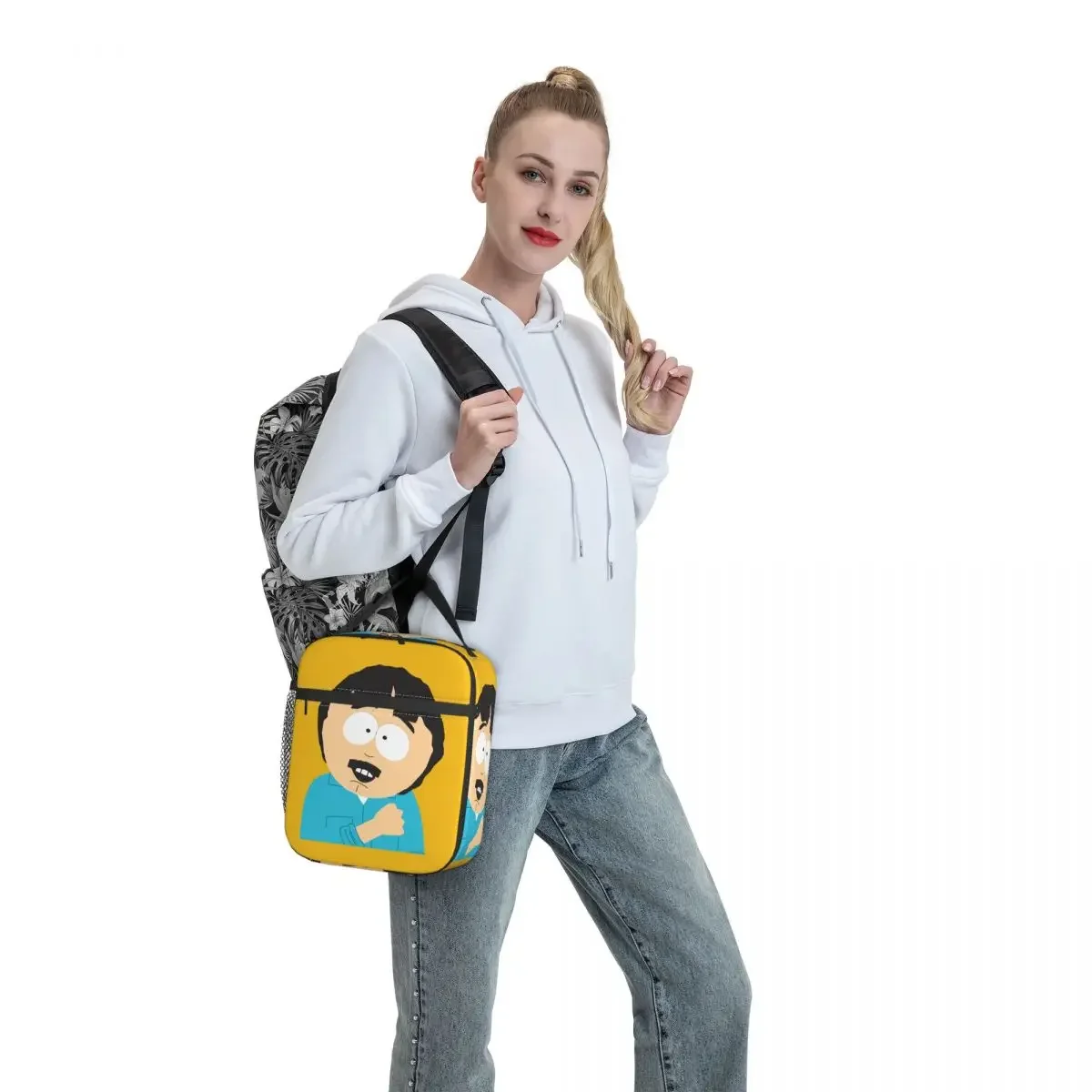 Adult Animated Comedy Movies SouthPark Thermal Insulated Lunch Bag Women Resuable Lunch Container for Picnic Storage Food Box