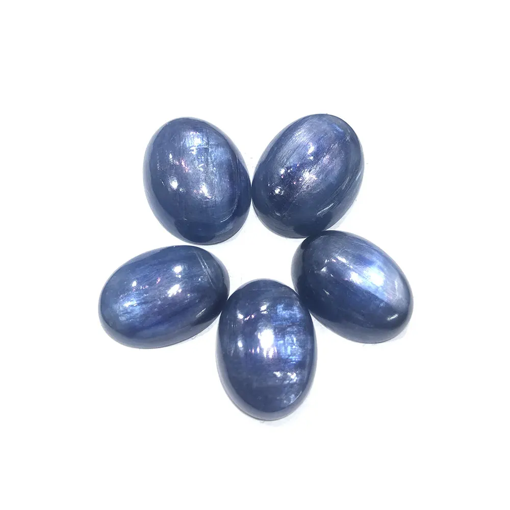 Natural Kyanite Oval Cabochon Blue Kyanite Quartz Crystals Healing Stone Gemstone Energy Reiki Jewelry Making Home Decoration