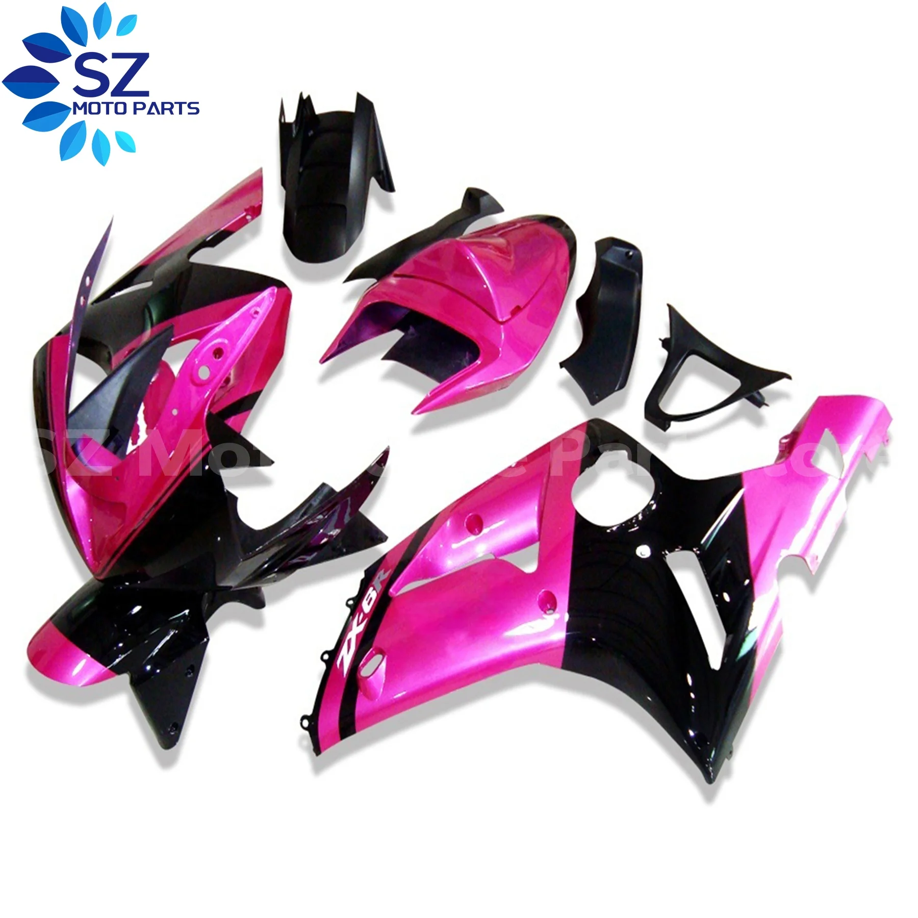 

New ABS injection molded high quality vehicle fairing kit for ZX-6R ZX6R 636 2003 2004 03 04 03 04 body set