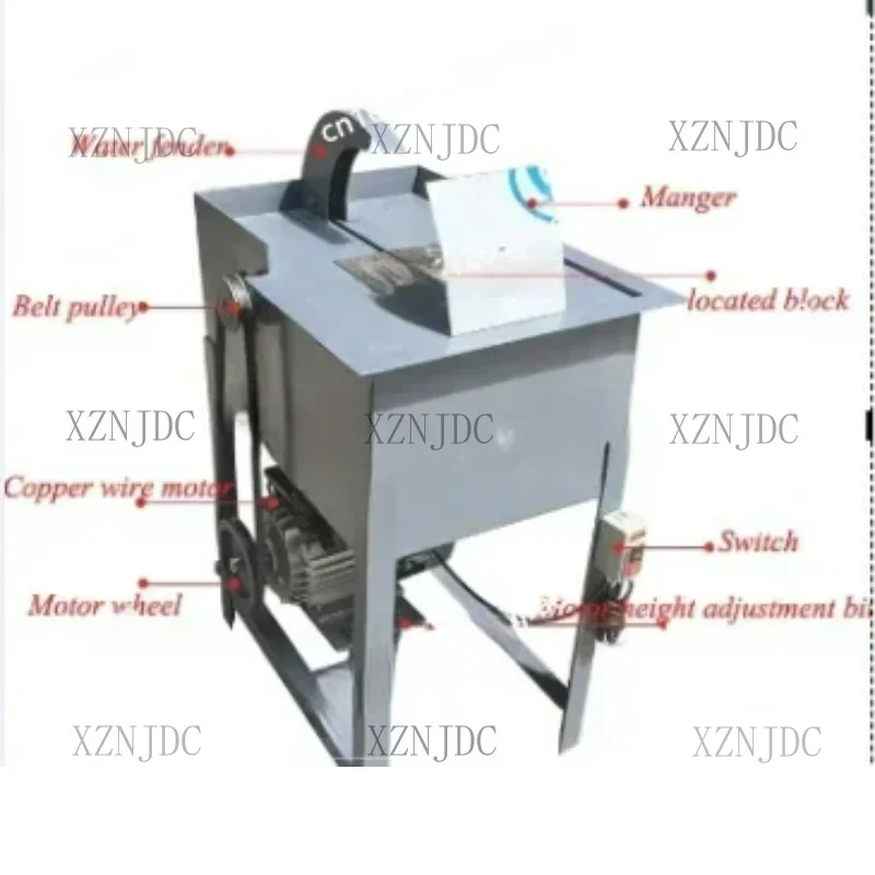2200W Type Water Cutting Machine For Jade Agate Table Handmade Stone Bench Saw