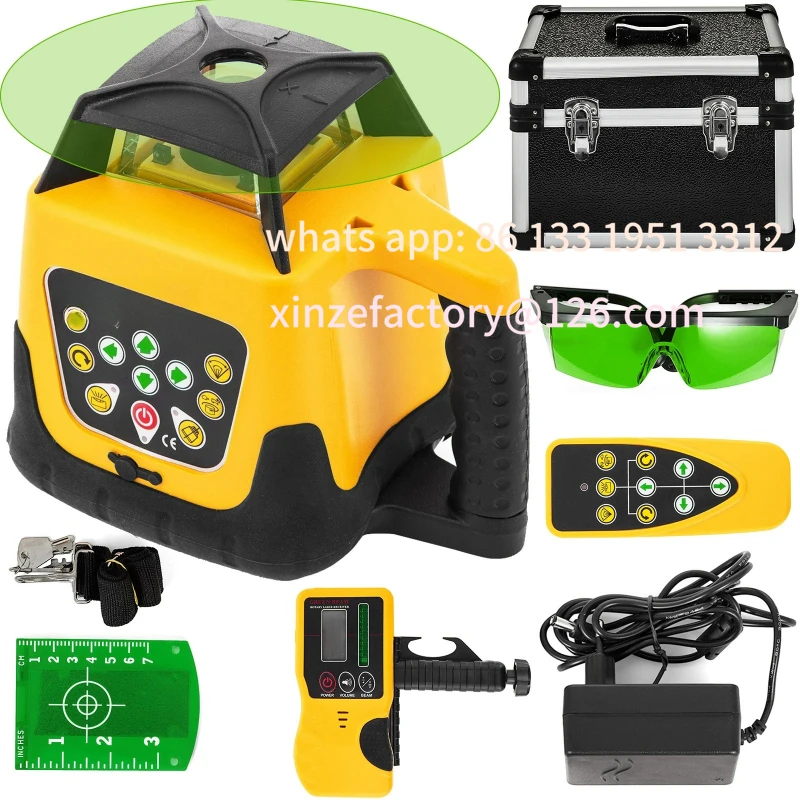 

Customizable 360 Rotary Laser Level Self-Leveling 500m Vertical Horizontal Scanning Professional Powerful Measurement Cons