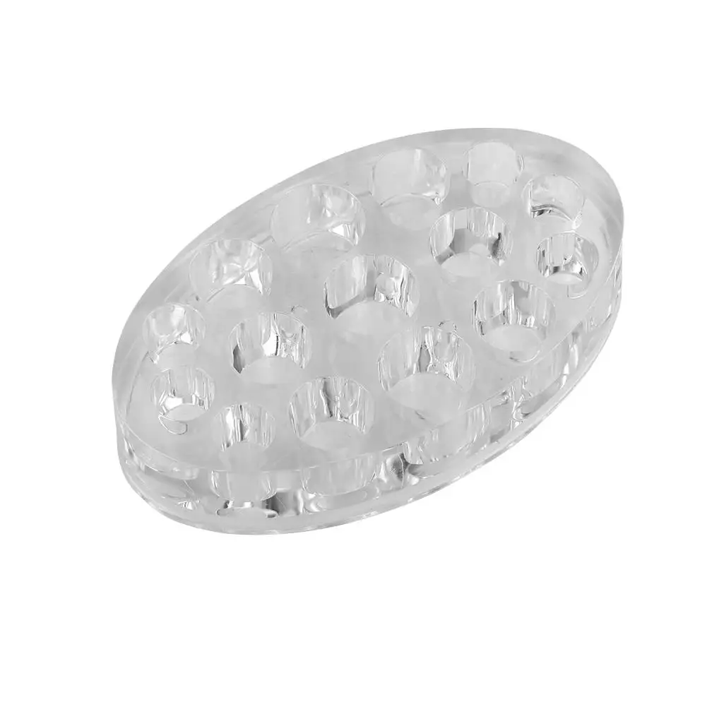 Acrylic Tattoo Pigment Cup Stand Holder with 15 Holes - Permanent Makeup Accessory for Ink Storage