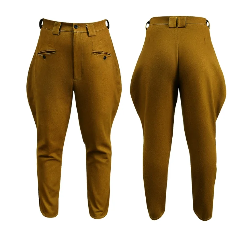 Men's Winter Thick Leg Trousers in Soviet Military Style Reproduction