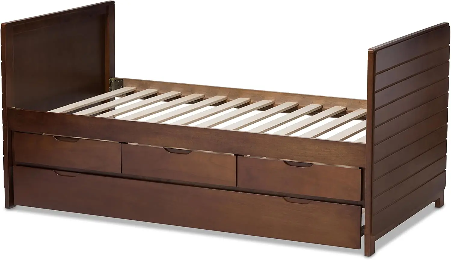 Libourne Daybed With Trundle Walnut Brown