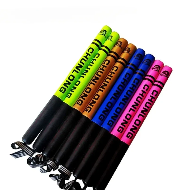 2PCS Boxing Stick PU Leather Punching Pads Muay Thai Training Sticks Speed Reaction Target Kickboxing Focus Sticks