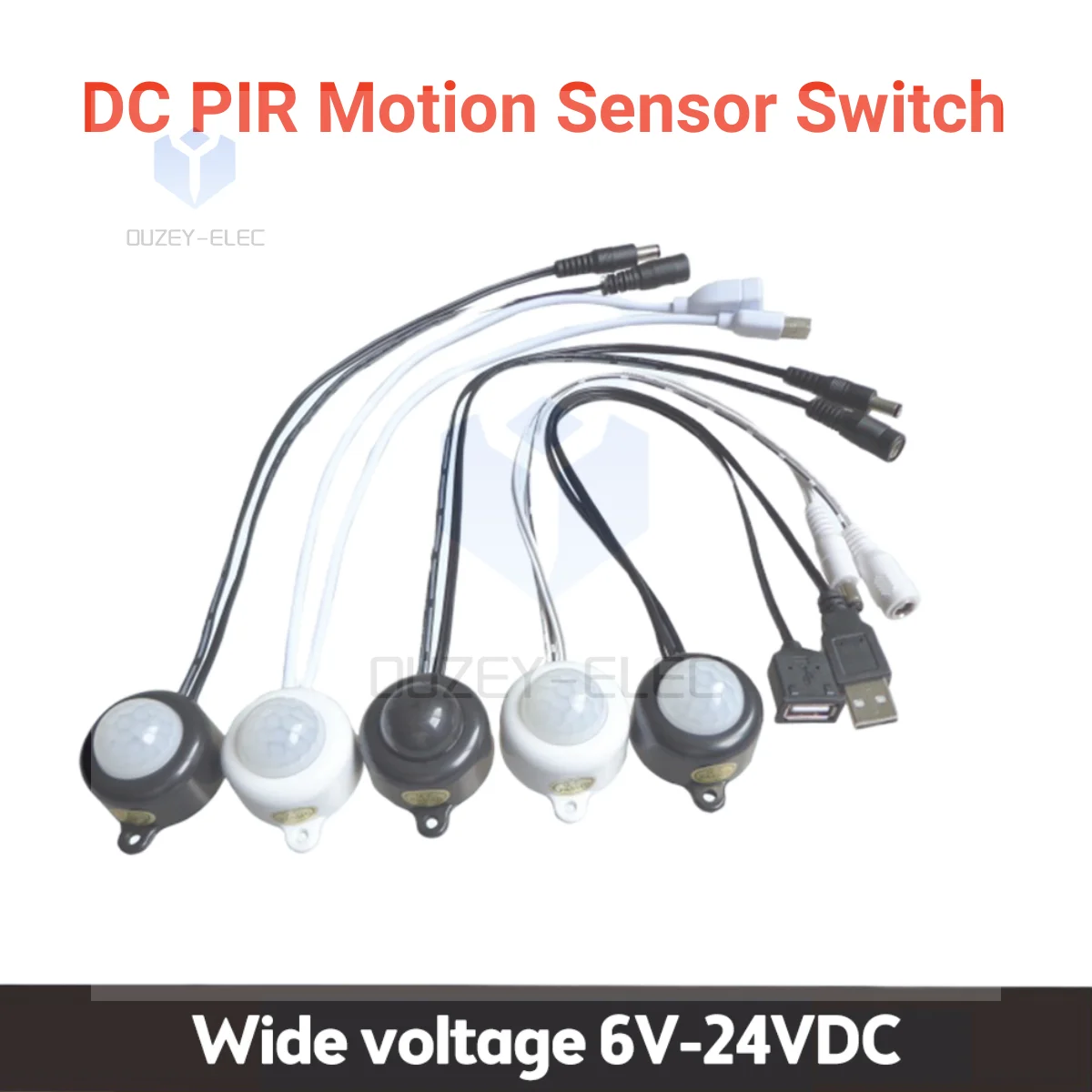 DC 5V 24V 5A PIR Movimento Ativado Sensor Interruptor De Luz Detector De Sensor De Movimento Humano DC Interruptor Para Tira De Luz LED Automático