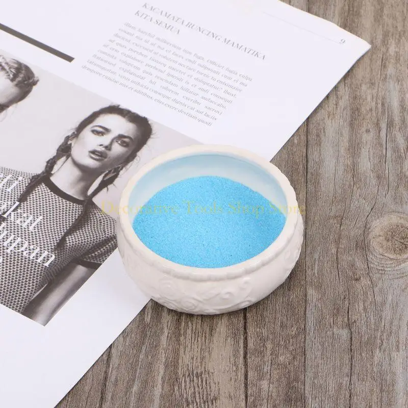 QX2E 1 PACK Blue Sand for Micro Landscape Decoration Party