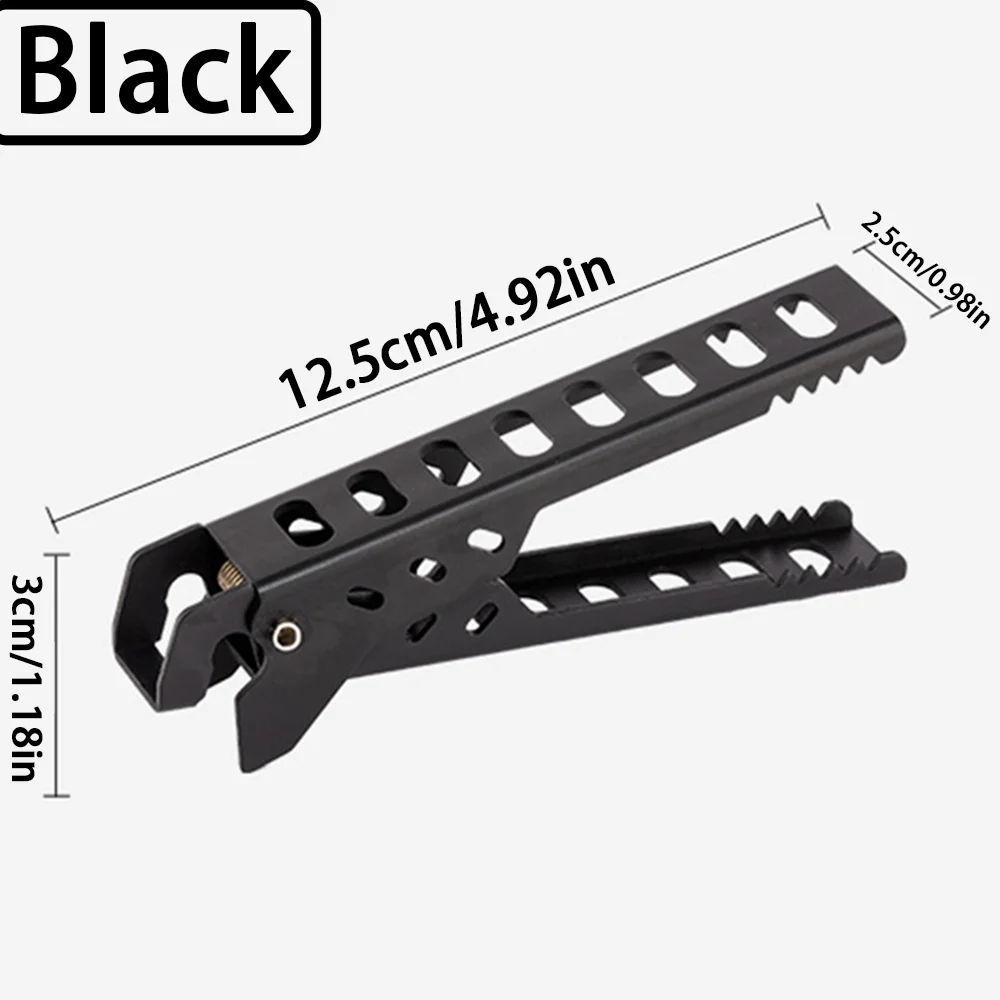 Outdoor Aluminium Anti-hot Legierung Clip Schüssel Greifer Halter Tragbare Camping Topf Pfanne Griff Küche Zubehör Kochen Liefert