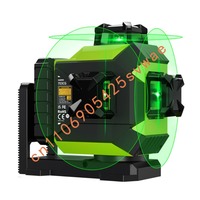 Huepar 703CG 3D Green Laser Level 12 Lines 360 Degree Auto Automatic Multifunctional Tool Kit