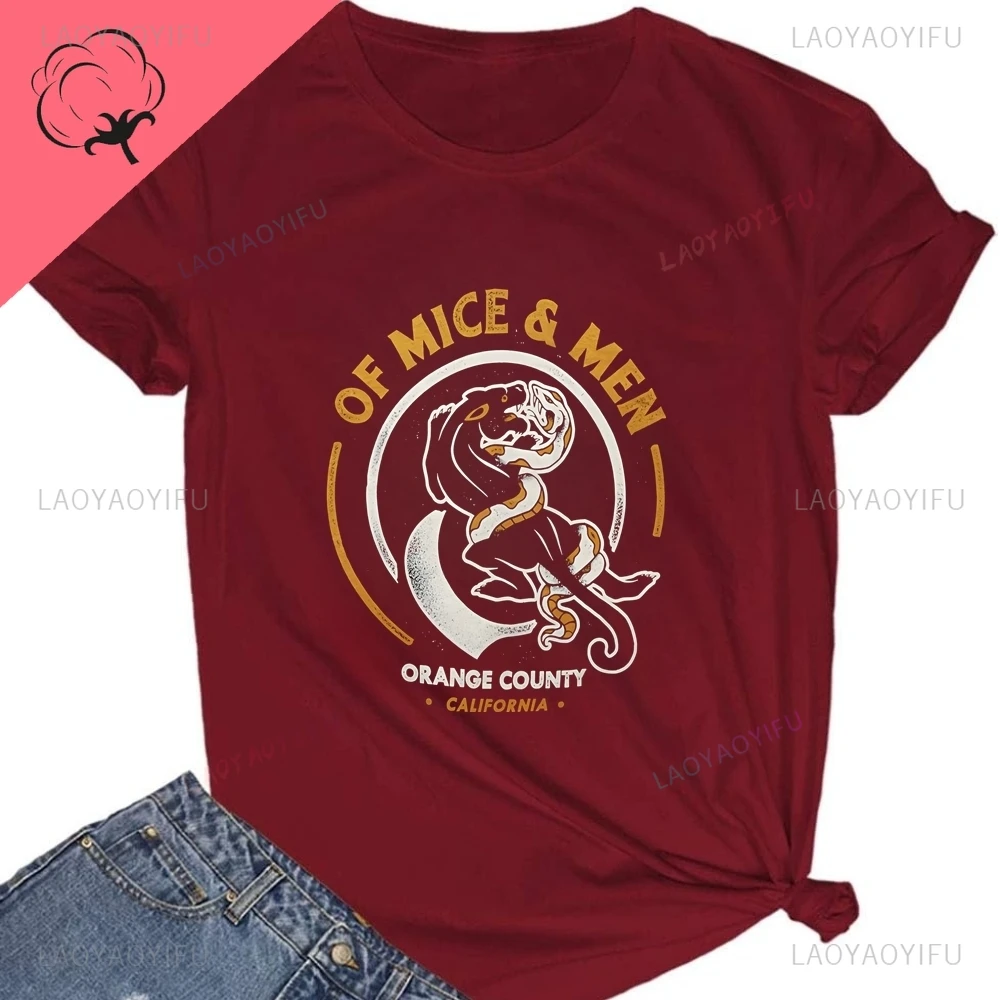 نسخة جديدة من الفئران والرجال - (تي شيرت طبق الأصل على الطراز القديم لكل من الرجال والنساء، مصنوع من القطن الخالص)