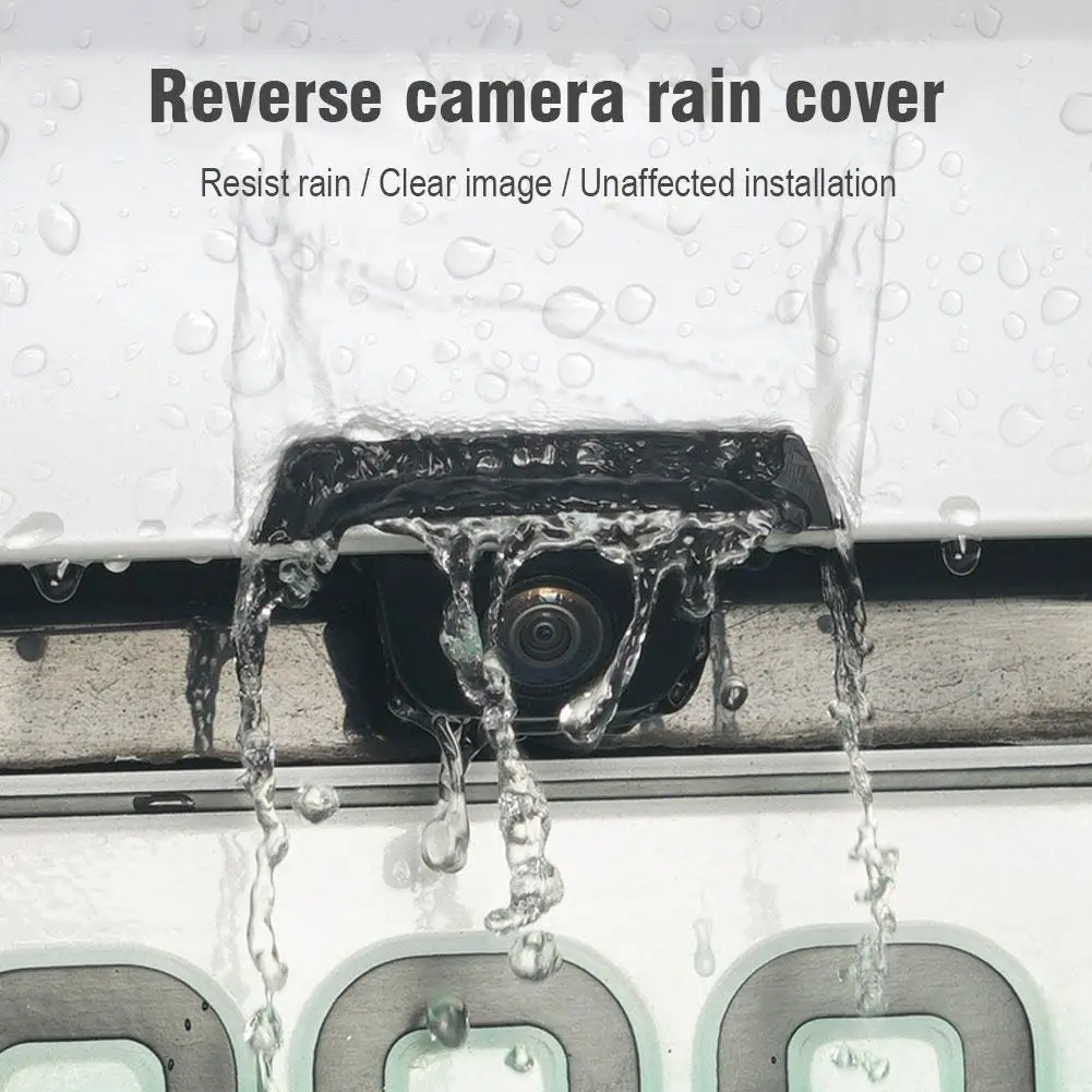 Reversing Rear Camera Rain Cover 360 Degree View Anti-Rain Cover  Car Rear View Camera Protection Accessories