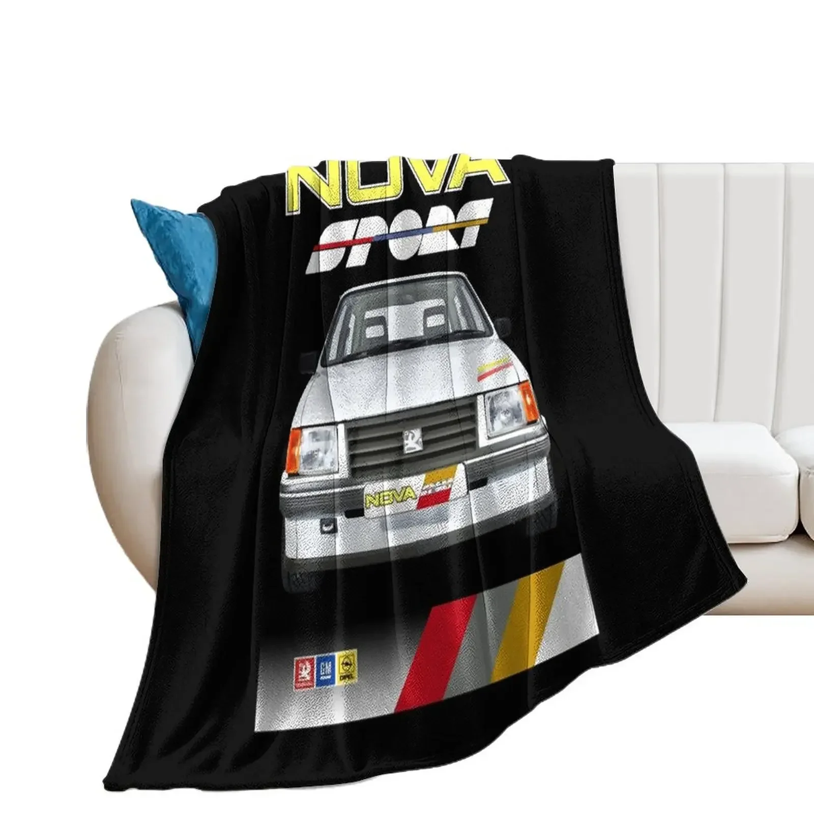 

VAUXHALL NOVA SPORT Throw Blanket Shaggy Furry Thin Soft Big Blankets