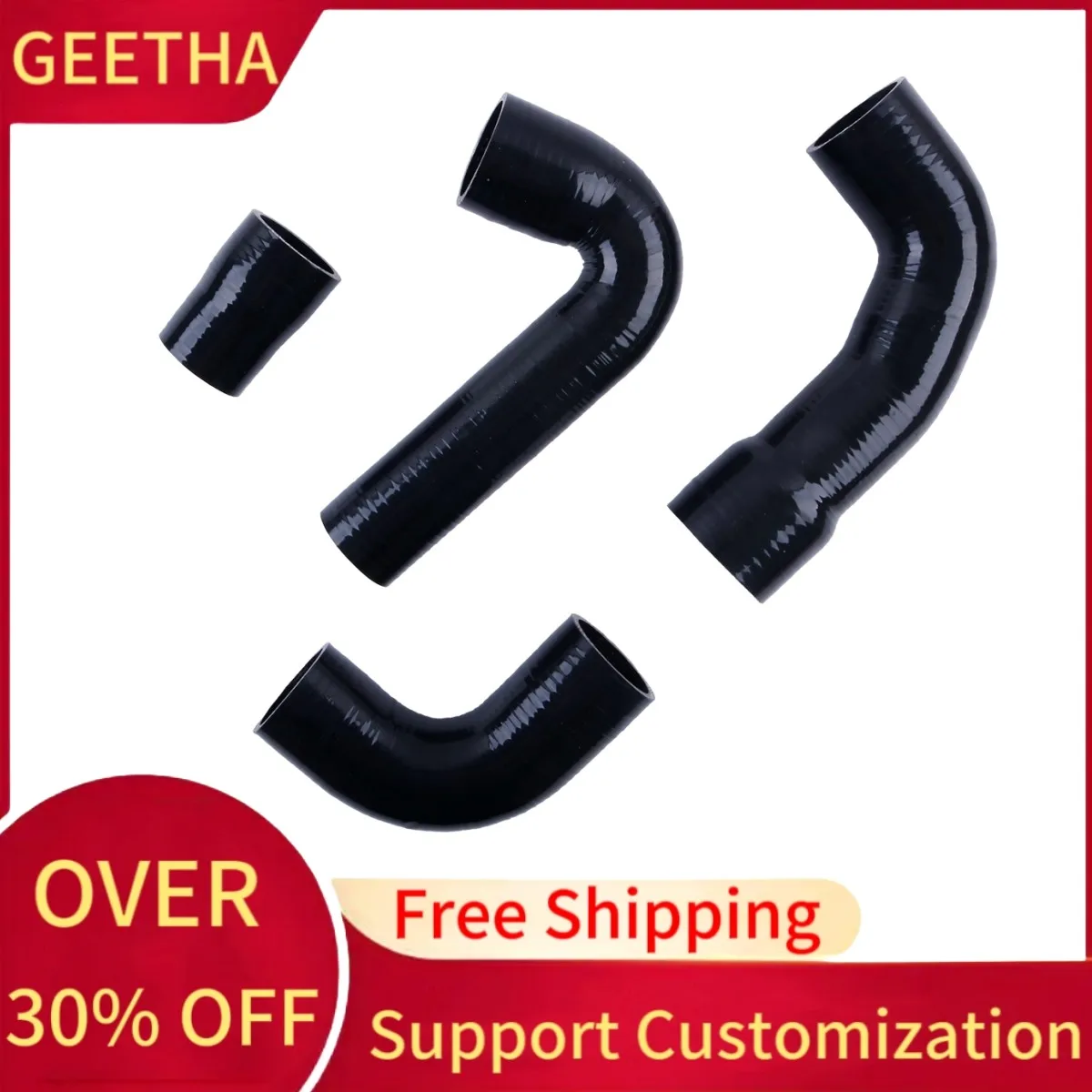 Silicone Intercooler Hose Kit for 1990-1995 Fiat Uno Turbo IE 1400 1.4 mk2 118ps