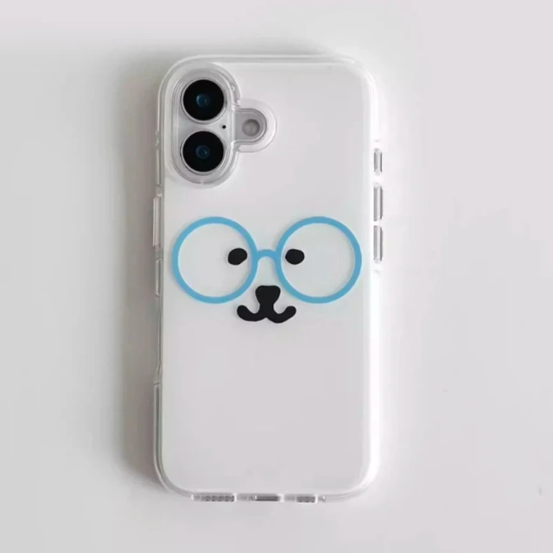 Koreanische Niedliche Weiße Welpen-Handyhülle für iPhone 18 17 Air 16 15 14 13 12 11 Pro Max 16e 17e X XR XS Max 7 8 Plus Weiche Hülle – Detail 6