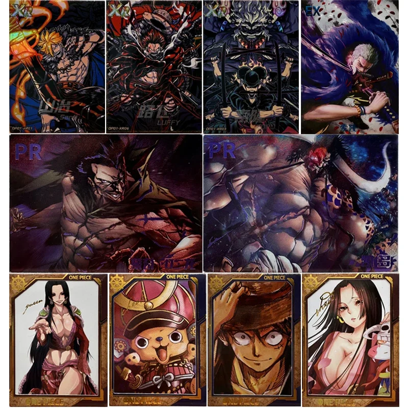 

Аниме One Piece Monkey D Luffy Roronoa Zoro Kaidou Nami Chopper Boa Hancock Коллекционные карты Рождественские подарки на день рождения Игры Игрушки