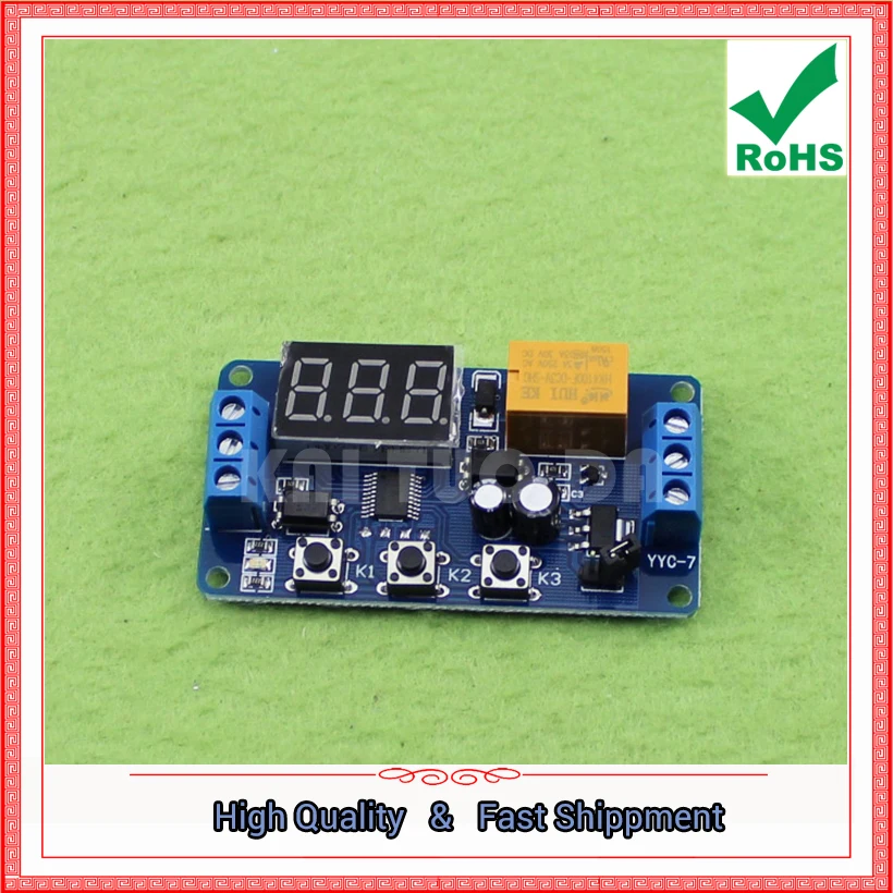 1 Way One Channel Relay Module 3V 3.7V 4.5v 5v 6v Trigger Delay Cycle Timer Switch Off Switch D1B4