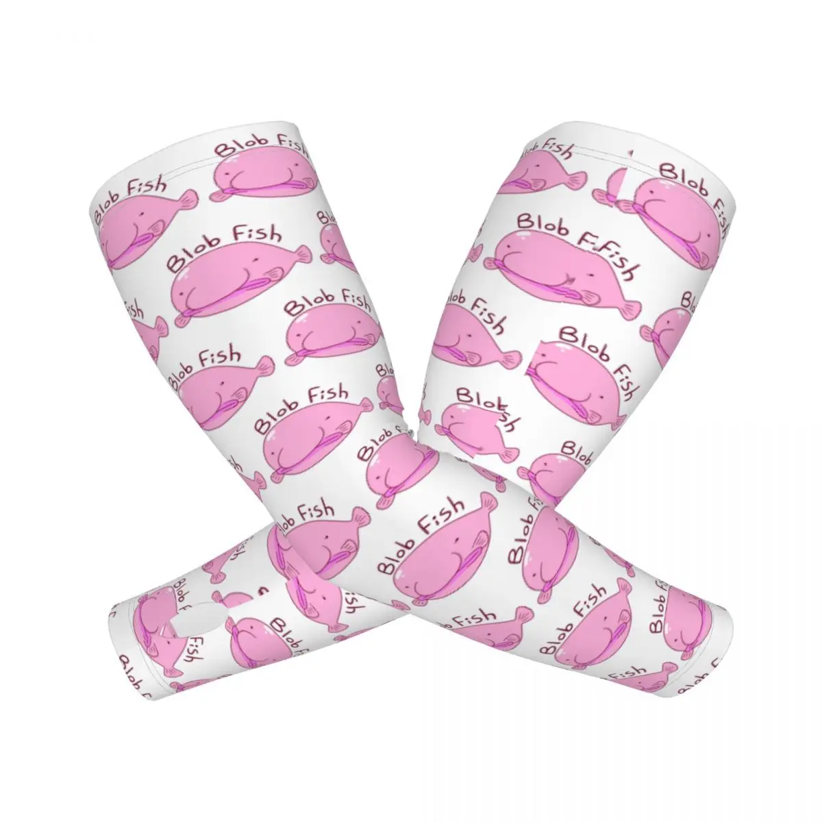 

Blobfish уличные рукава для защиты от солнца и ультрафиолета, летние рукава из ледяного шелка для езды на велосипеде с татуировкой