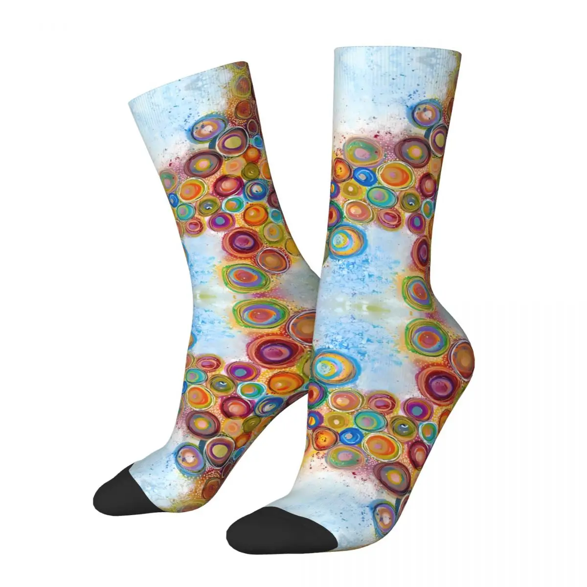 Een tuinsok bedrukt heren polyester