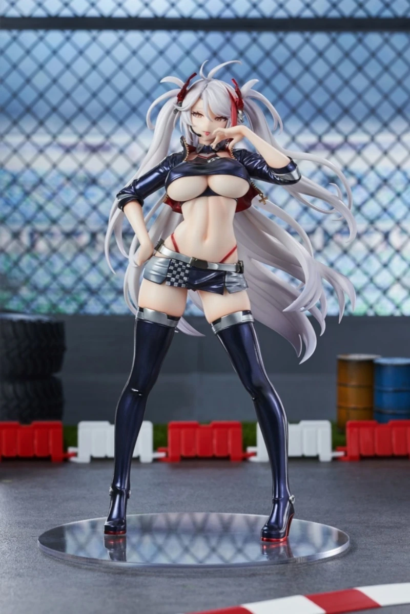 

Набор фигурок из смолы Prinz Eugen WF2024W, модель GK, набор незакрашенного гаража из смолы для гонок коготь Лейн, королева 1/7