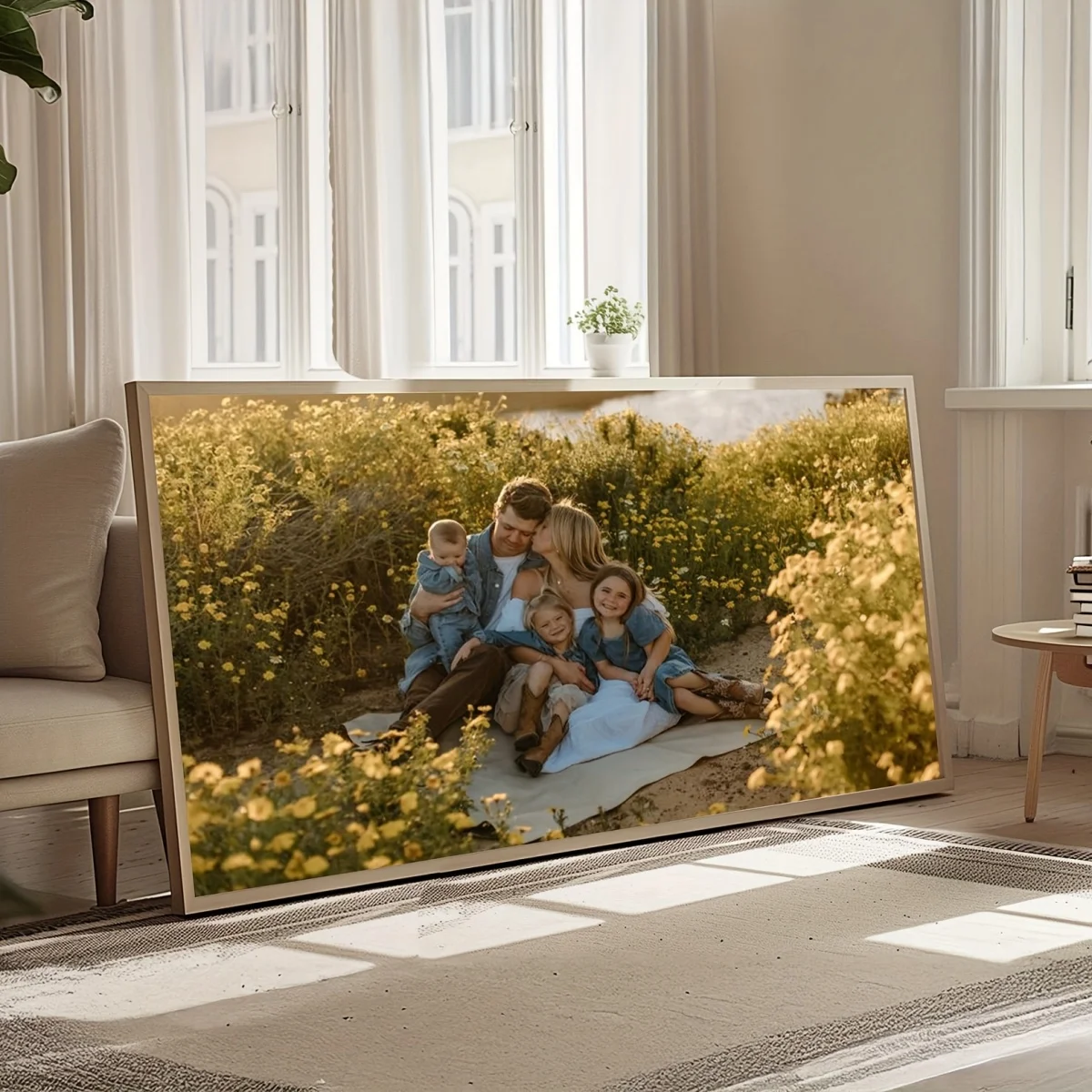 Custom Canvas Printing Personalized Photo Large Horizontal Poster for Family Life Pets Scenery Weddings Birthdays Home Decor image 3
