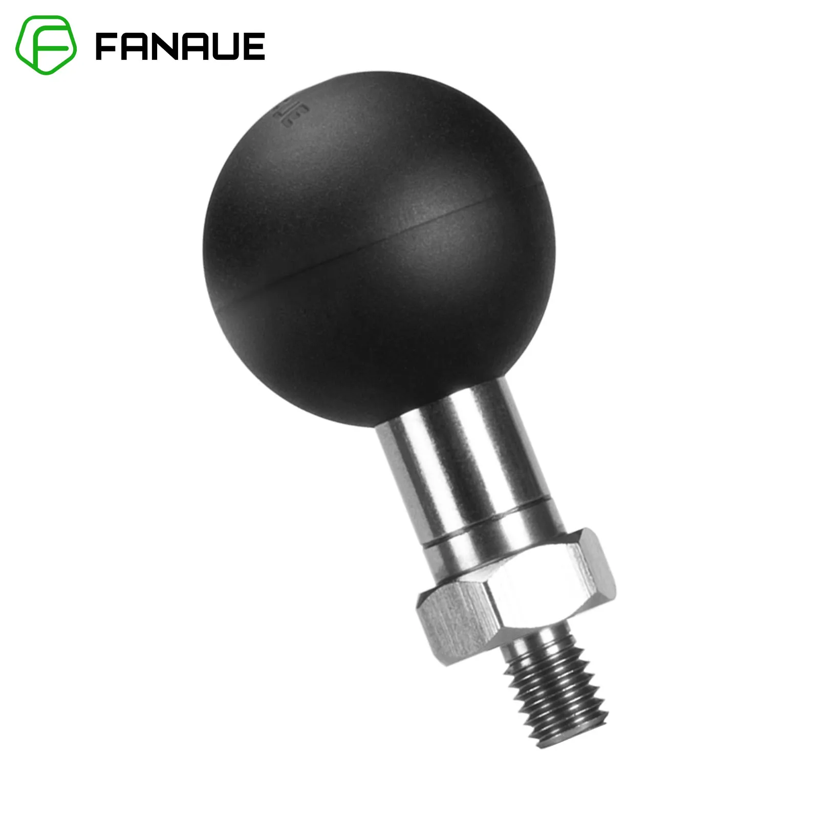 FANAUE Mounts Adapter 1 inch ball mount M6 x1.0 post bracket holl phone holder on Motorcycles mirror B Size 1\