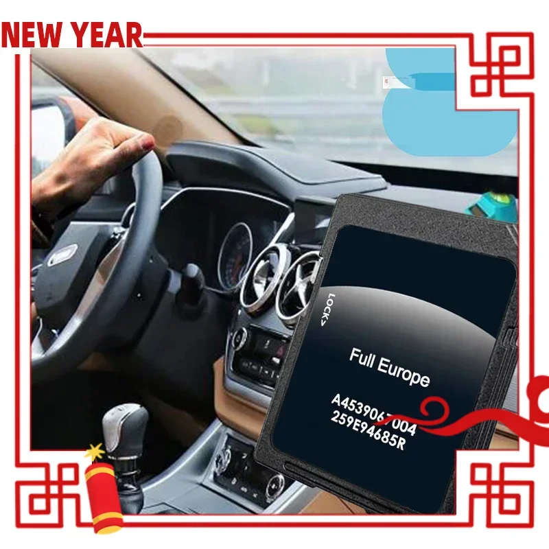 

Car GPS Map for Smart 453 mit Cool & Media Navigation 2023 SD Card Full Europe System Navi A4539067004 Free Delivery