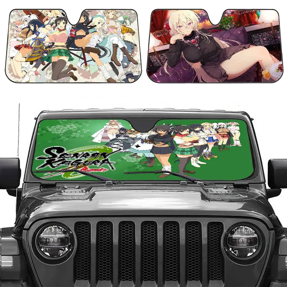 

S-Senran K-Kagura аниме игры автомобильные солнцезащитные козырьки защита от ультрафиолета солнцезащитные козырьки для окон автомобиля складной солнцезащитный козырек на лобовое стекло
