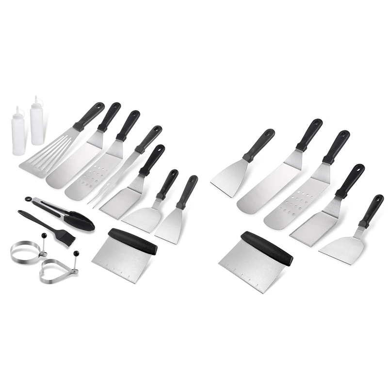 

New Griddle Accessories Kit Griddle Grill Tools Set For Blackstone And Camp Chef Stainless Steel BBQ Accessories