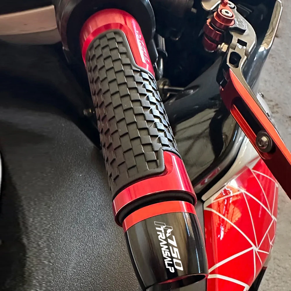 لهوندا 750 TRANSALP 750 TRANSALP 2023 2024 2025 دراجة نارية 7/8 ''22 مللي متر المقود القبضات بار ينتهي غطاء موازنة التوصيل الشريحة #5