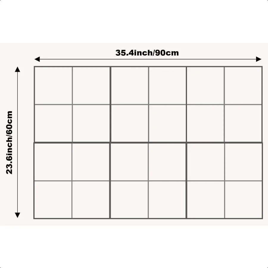 Cork Board 24 x36 Alternative 6 Pack Felt Wall Tiles with Safe Removable Adhesive Tabs Cork Boards for Walls Cork Board for Hom