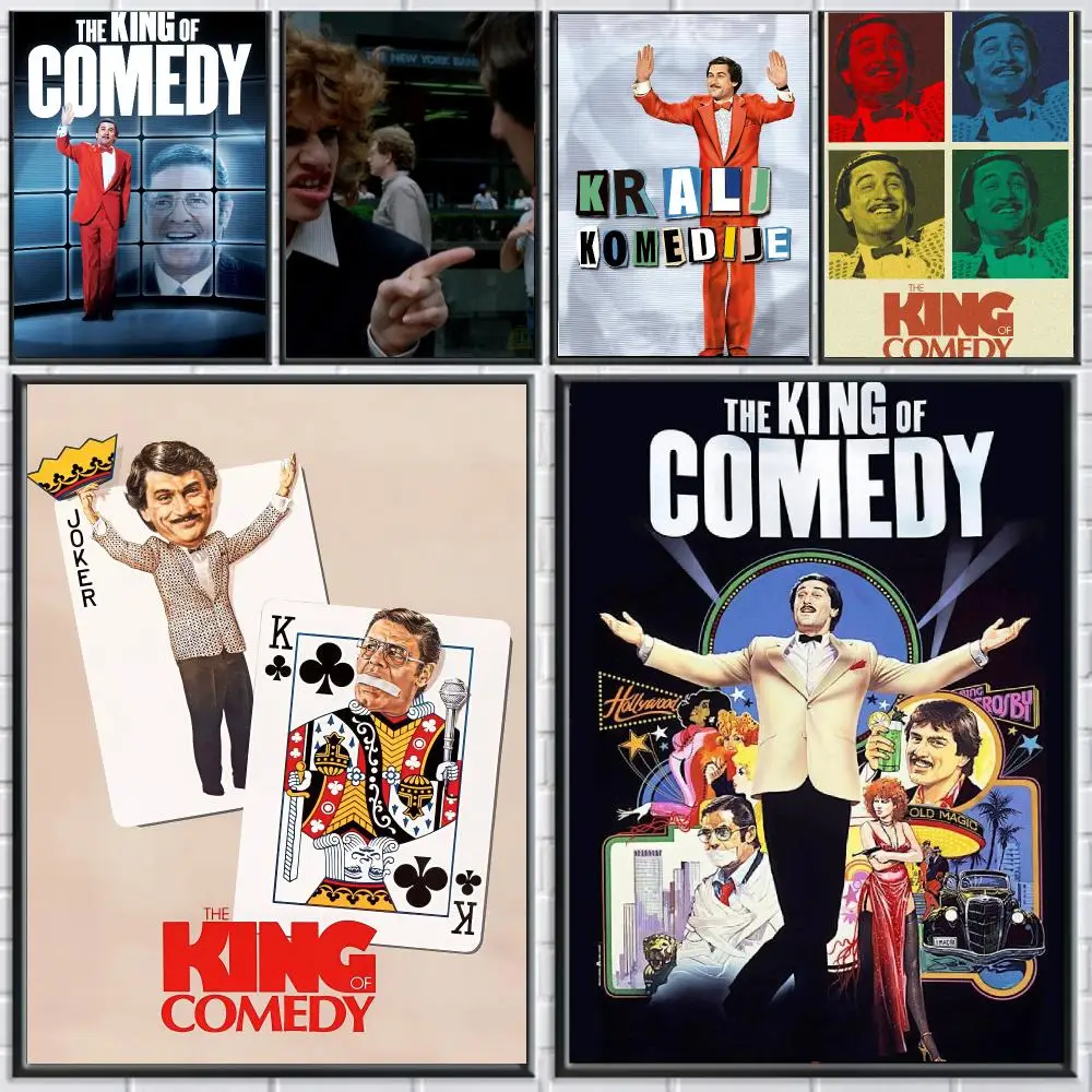 classic movie T-The King of Comedy 1982-Y Poster Peel and Stick Wall Art for Cafe Office Bar and Home Decoration