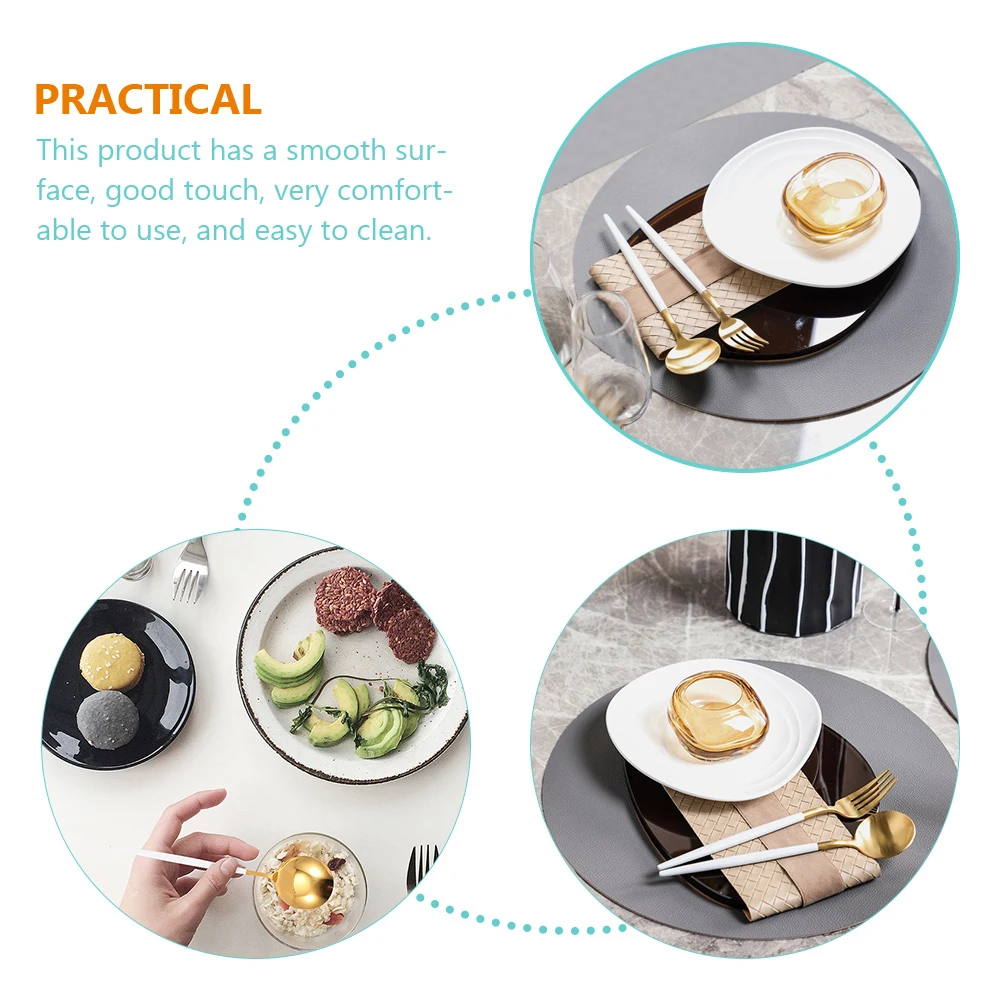 

5Pcs Stainless Steel Soup Spoons Round Design Smooth Surface Easy Clean Portable for Canteen Hotel Kitchen Essentials