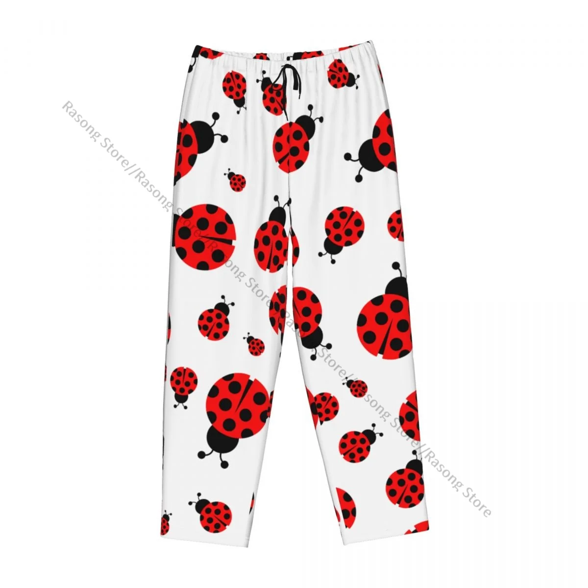 المرأة الفانيلا صالة السراويل لينة الخنفساء الكرتون بيجامة السراويل الشتاء ملابس خاصة