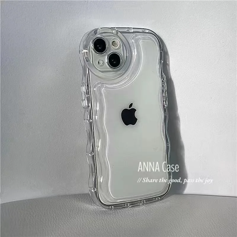 Przezroczysty miękki silikonowy futerał na telefon iPhone 14 13 12 11 Pro Max XS Max Xr 7 8 Plus SE 2020 modne pokrowce