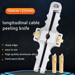 SI-01 fiber optic cable longitudinal cable opening knife transverse stripper fiber optic open skylight broken cable knife