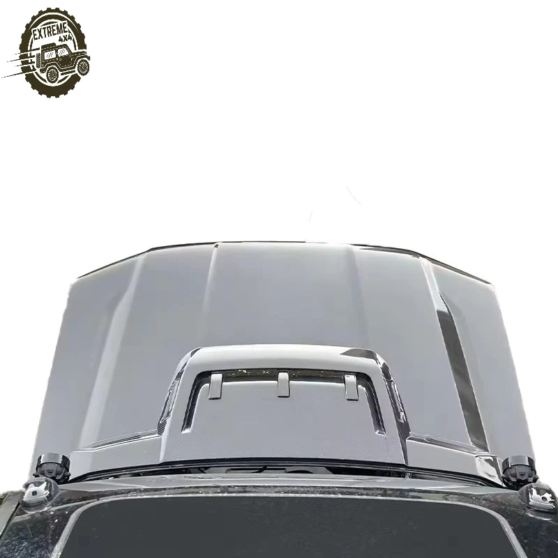 

Factory Wholesale Black Carbon Fiber Engine Hood for Ford Ranger Carbon Fiber Hood Car Hood Cover